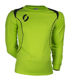 Goalkeeper Top in Goalkeeper Top Lime Front View