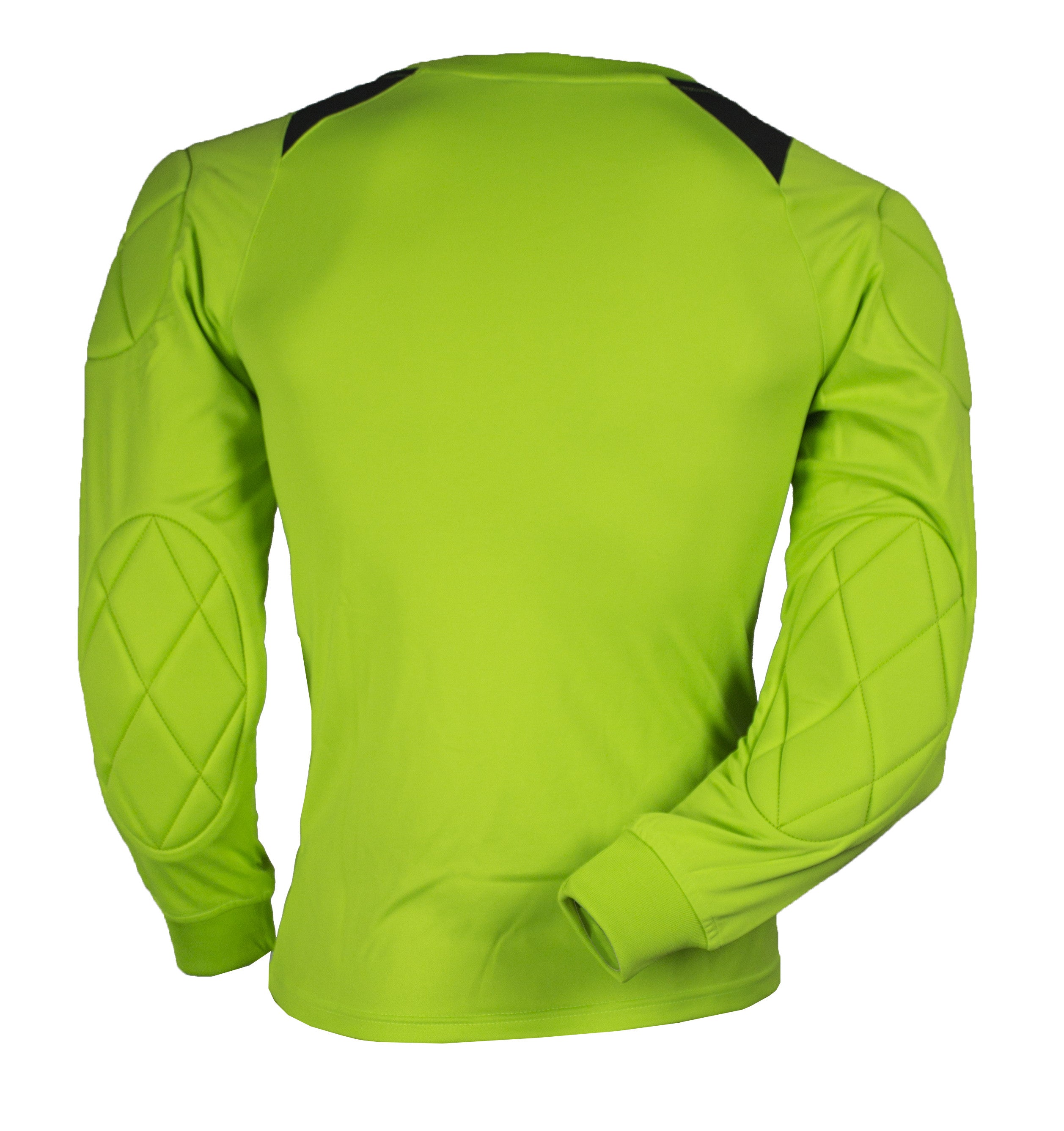 Goalkeeper Top in Lime Rear View