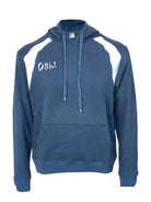Hooded Jumper Blue and White Front View