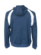 Hooded Jumper Blue and White Rear View