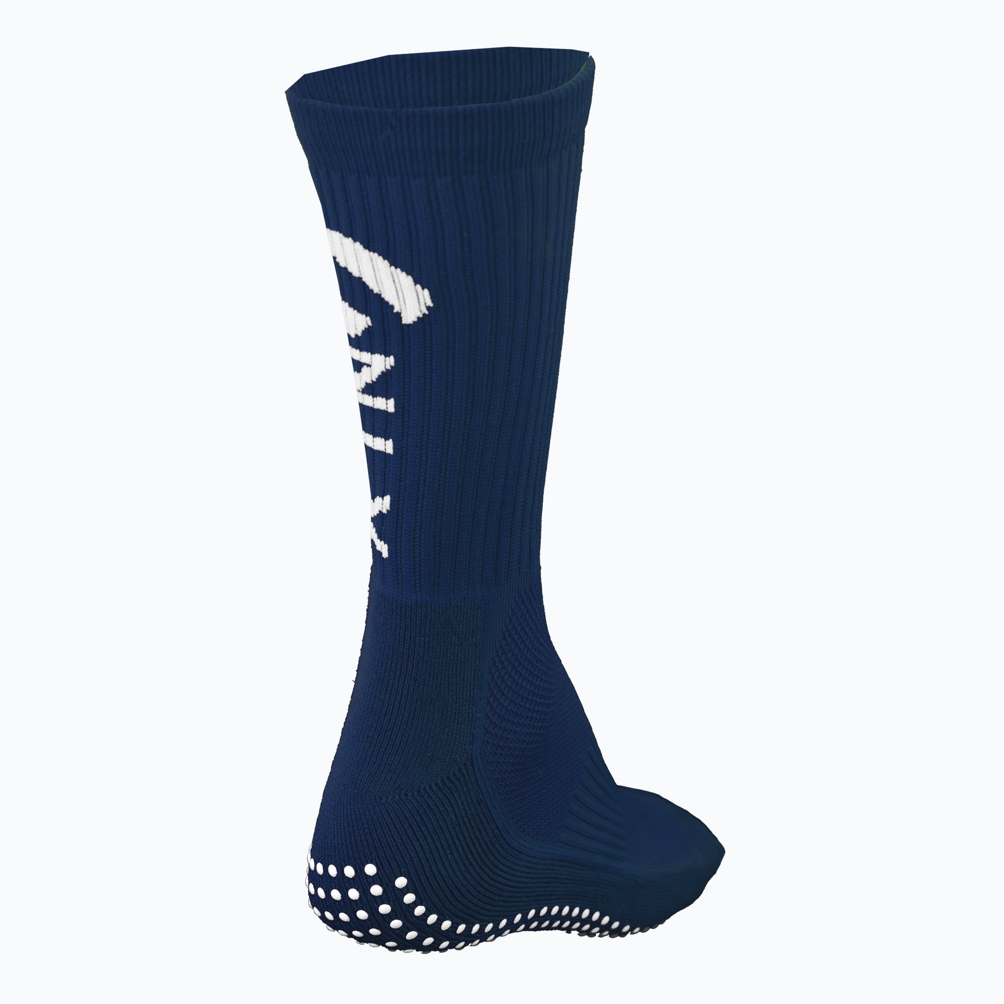 Grip Socks  in Navy Blue Rear View