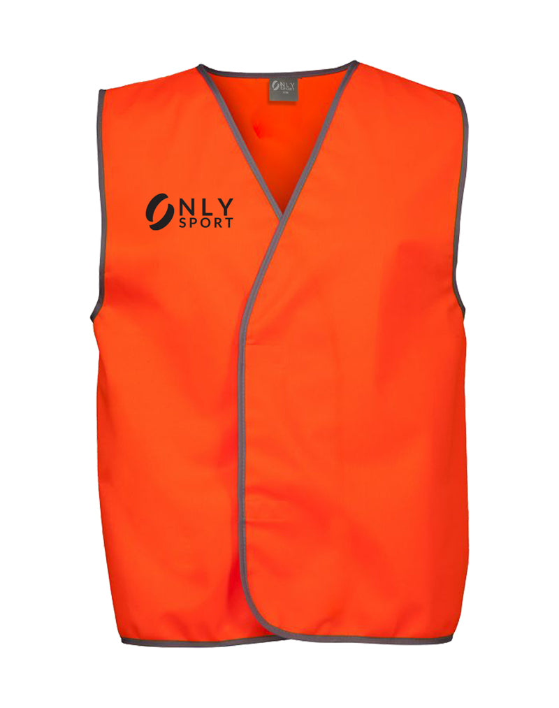 Official Safety Vest in Orange Front View