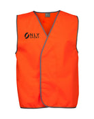Official Safety Vest in Orange Front View