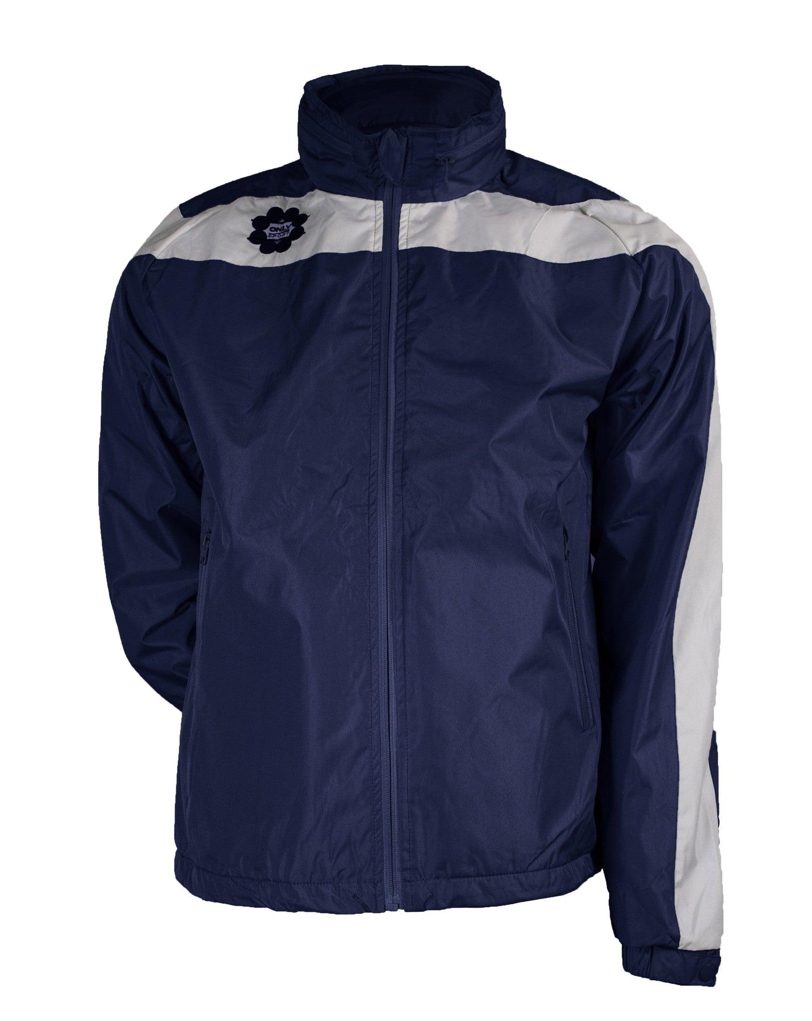 Players Jacket Navy/White Front View