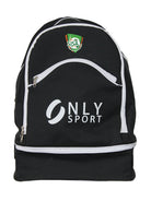 SJSA BACKPACK WITH SHOE COMPARTMENT in BLACK