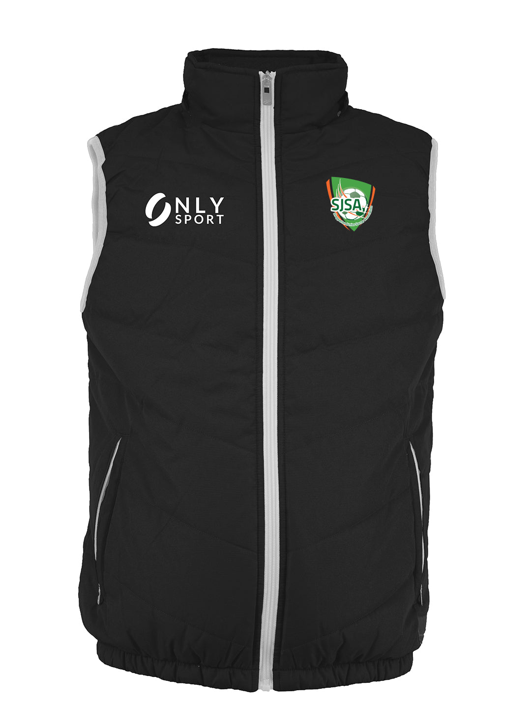 SJSA Puffer Vest in Black