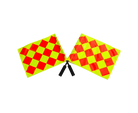 Two LINESMAN FLAGS 
