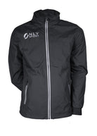 SPRAY JACKET WITH WHITE ZIP IN BLACK