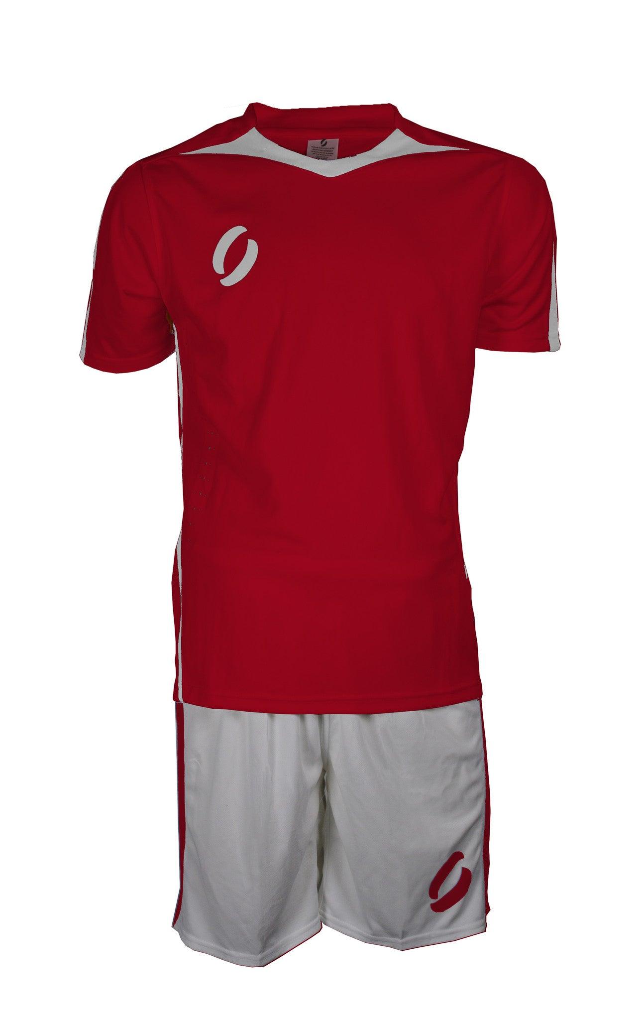 STRIKER playing strip  in Red/White front view