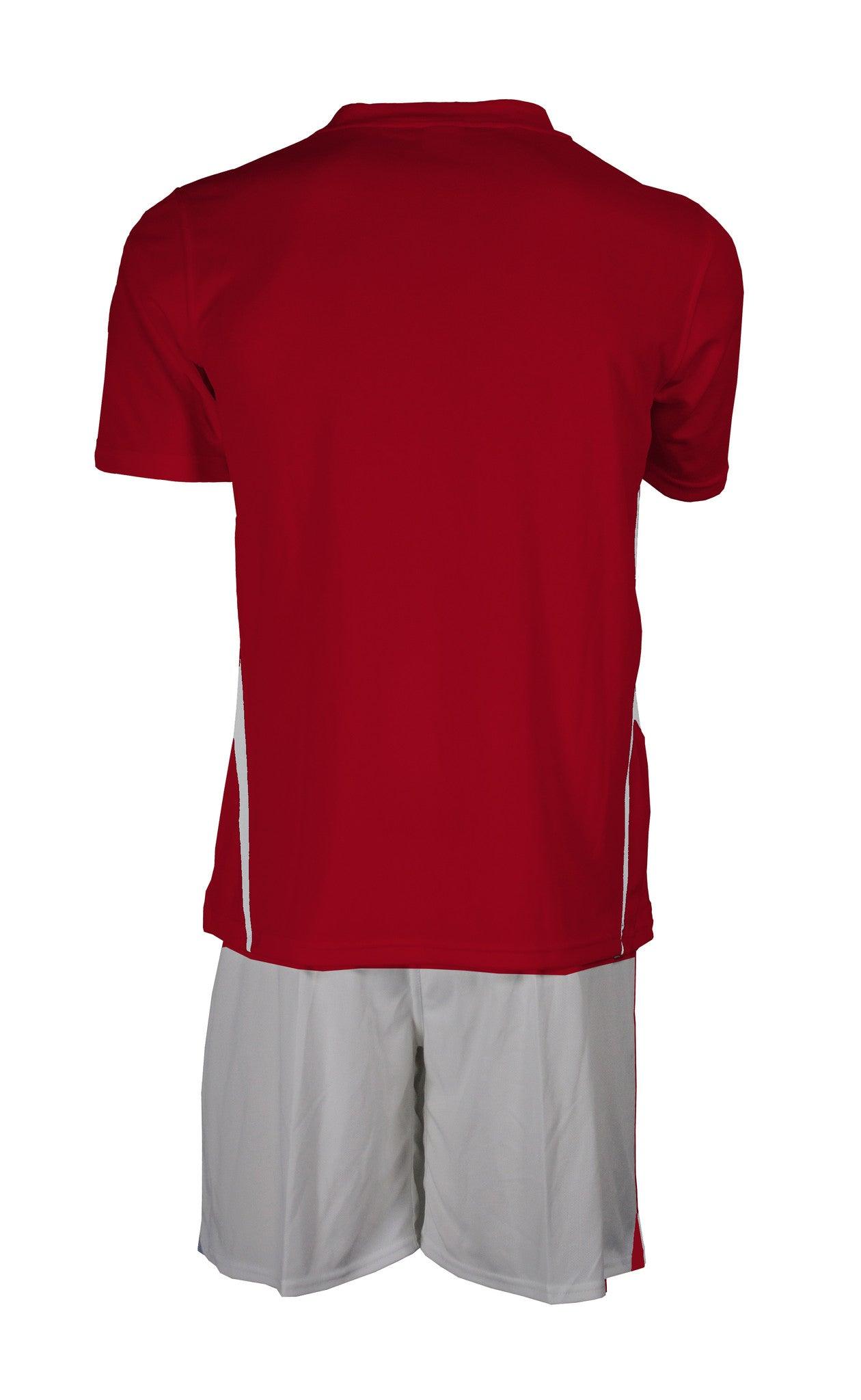 STRIKER playing strip in Red/White rear view