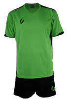 Training Kit Green and Black Front View