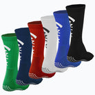 Grip Socks in green, navy, red, white, royal blue and black