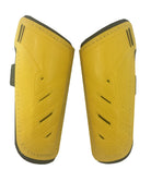 Set of yellow junior shin pads