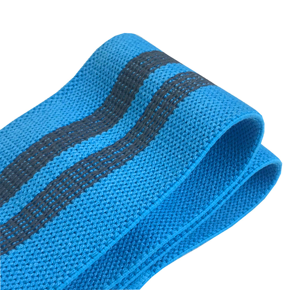 RESISTANCE BAND IN FABRIC  IN Turquoise CLOSE UP VIEW