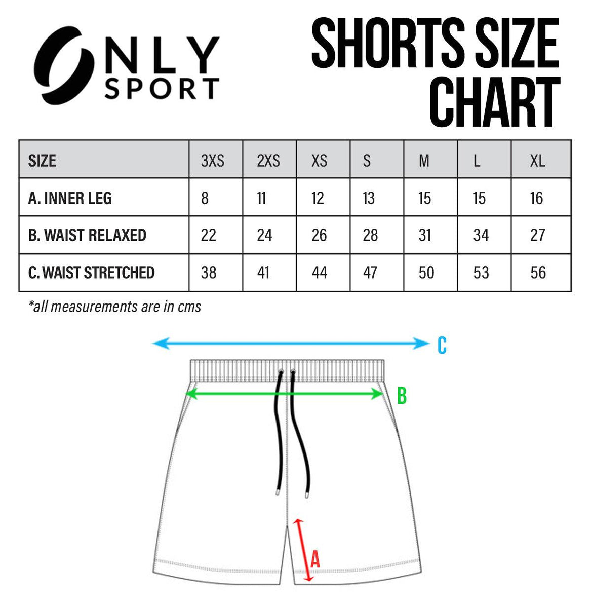 SHORTS in red – Only Sport